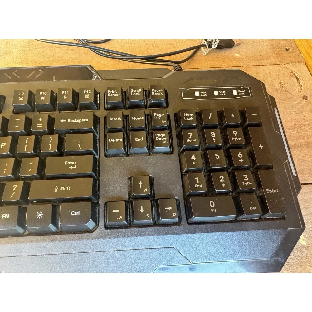 Bugha LED Gaming USB RGB Keyboard Light Up Keyboard‎ Gaming Keyboard